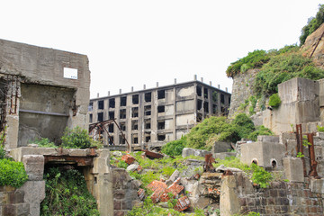 長崎県長崎市　軍艦島（別名：端島）