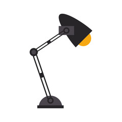 desk lamp icon image vector illustration design 