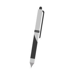 retractable pen icon image vector illustration design 