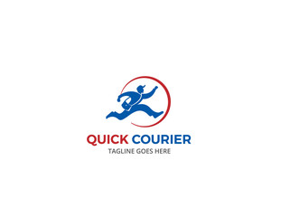 Fast Courier Run Logo