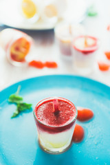 Fruit summertime popsicles