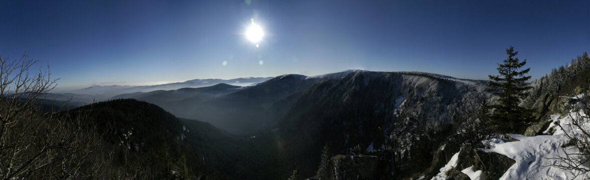 Vogesenpanorama mit Blick auf den Hohneck