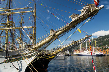 Segelschiffe in Bergen