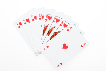 Set Spielkarten Herz