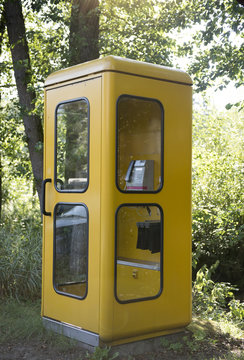 eine Telefonzelle