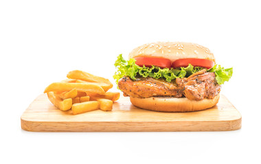 grilled chicken burger