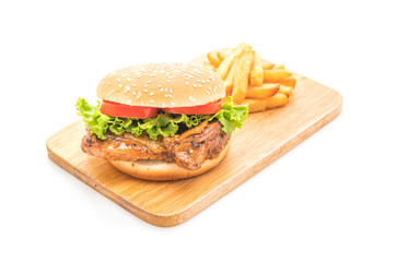 grilled chicken burger