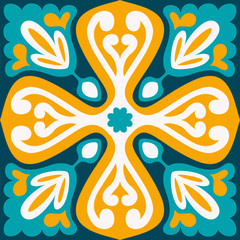 Oriental traditional ornament,Mediterranean seamless pattern, tile design, vector illustration.