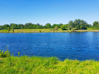 The Danube river in vienna