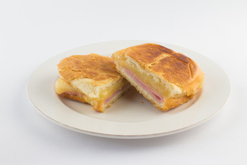 Hot Cheese Sandwich. Brazilian Misto Quente