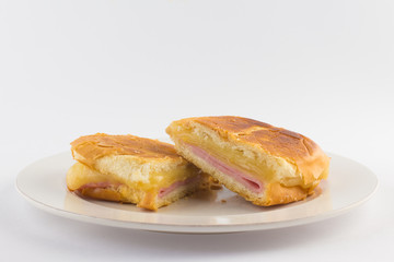 Hot Cheese Sandwich. Brazilian Misto Quente