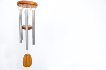 wind chimes isolated on white