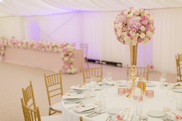 Wedding table decoration