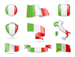 Italy Flags Collection