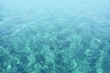 Fototapeta na wymiar Abstract blue water sea