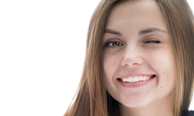 Beautiful girl with a smile 
