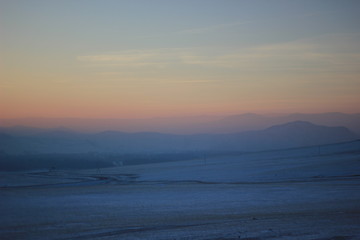 Fototapeta premium Frigid Plains Mongolia