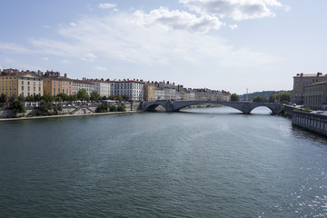 Obraz premium The beautiful city of Lyon in France