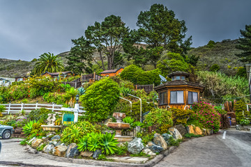 Picturesque lodge in Big Sur State park