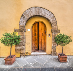 Fototapeta na wymiar Picturesque door in Tuscany