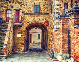 Fototapeta na wymiar Quaint corner in Tuscany