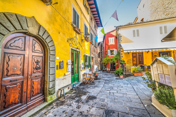 Picturesque square in Montecatini