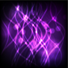 Background design with purple light