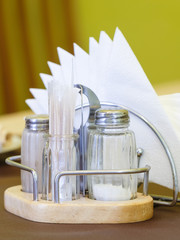 Interior of an empty restaurant