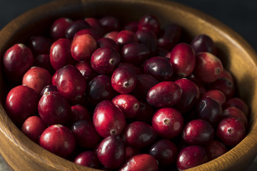 Raw Red Organic Cranberries