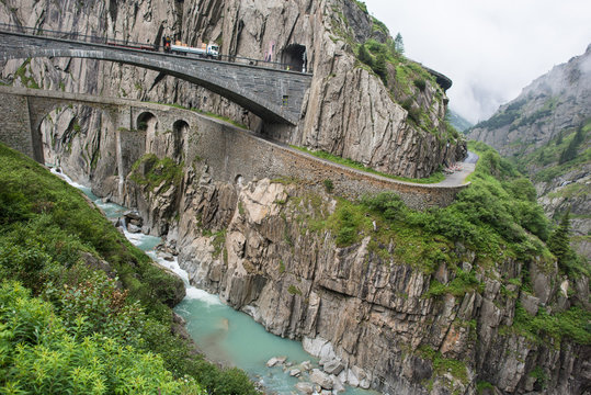 devil's bridge andermatt switzerland