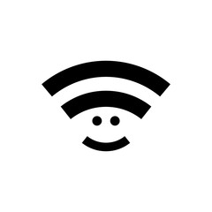 smile wifi logo design