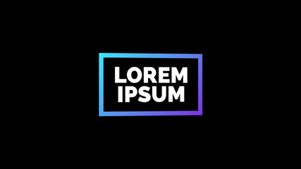 Rotating 3D Frame Title