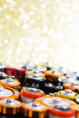 Many various batteries.