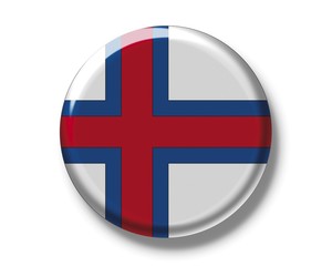 Button, flag of the Faeroe Islands