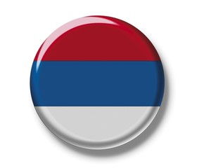 Button, flag of Serbia