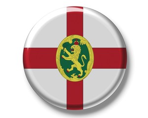 Button, flag of Alderney