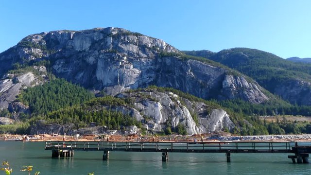 Squamish British Columbia Canada mountains forest waterfront summer 