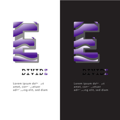 Alphabet E logo