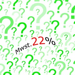 Mehrwertsteuererhoehung 22%, German for VAT increase