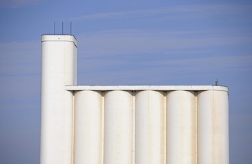 Silos, Harburg, Hamburg, Germany, Europe