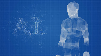 Technology of AI Artificial intelligence dig data machine deep learning