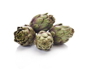 Fototapeta premium Small Artichokes (Cynara cardunculus)
