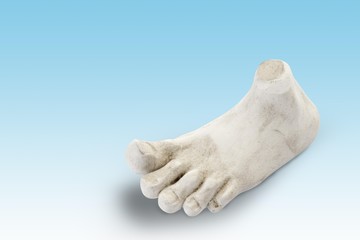 Funny figure, foot