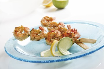 Prawn skewers