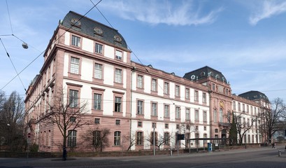 Obraz premium Residenzschloss Darmstadt, Darmstadt Palace, Darmstadt, Hesse, Germany, Europe