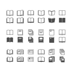 Naklejka premium Book icons, included normal and enable state.