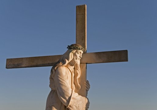 Grave cross at a cemetery in Andalusia, Spain, Europe