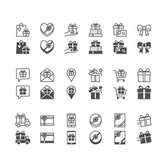 Gift icons, included normal and enable state.