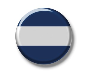 Button badge, flag of Nicaragua
