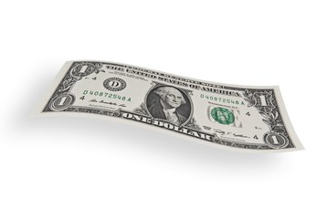One-dollar-bill, floating dollar